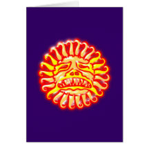 persischer Sonnengott persian sun god Grußkarte