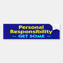 personal_responsibility autoaufkleber