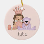 Personalisierte Baby-Mädchen-Verzierung Ornament