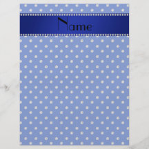 Personalisierte blaue Namensdiamanten Individuelle Flyer