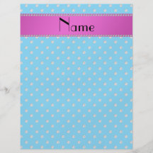 Personalisierte blaue Namensdiamanten Flyer Druck