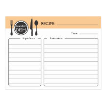 Personalisierte Brautparty-Rezept-Karte Postkarte