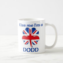 Personalisierte Briten küssen mich, den ich Dodd b Haferl
