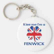 Personalisierte Briten küssen mich, den ich Fenwic Schlüsselanhänger