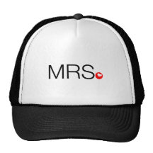 Personalisierte Frau Wedding Hat Retrokultkappe