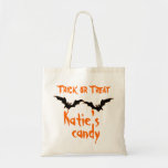 Personalisierte Halloween-Süßigkeits-Tasche