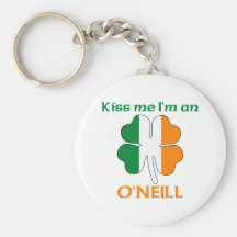 Personalisierte Iren küssen mich, den ich O'Neill  Schlüsselband