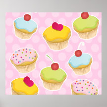 Personalisierte kleine Kuchen Poster