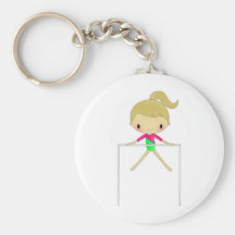 Personalisierte Mädchen gymnastisches Kleid u. Zus Schlüsselbänder