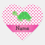 Personalisierte niedliche Namensschildkröte Sticker