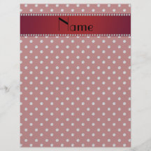Personalisierte rote Namensdiamanten Vollfarbige Flyer