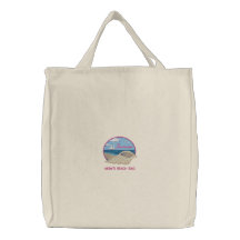 Personalisierte Seashell-Strand-Tasche mit Segelbo