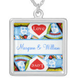 Personalisierter König Queen Hearts Love Jewelry Personalisierter Schmuck