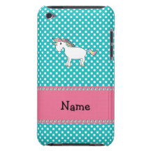 Personalisierter niedlicher Namensunicorn Barely There iPod Hülle