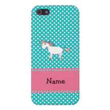 Personalisierter niedlicher Namensunicorn iPhone 5 Hülle