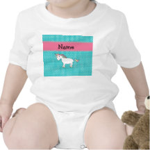 Personalisierter niedlicher Namensunicorn Shirts