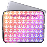 Personalisierter Posy-Regenbogen Laptop Sleeve Schutzhüllen