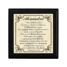 Personalisierter Prayer Bible Verse Trinket Lords  Erinnerungskiste