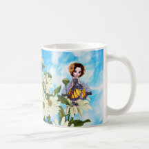 Personalisierter Schmetterlings-Fee-Becher Teetassen