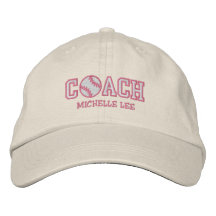Personalisierter Softball-Trainer Baseballcap