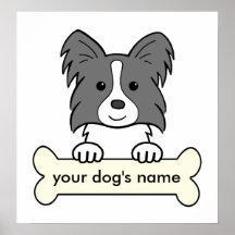 Personalisiertes Papillon Posterdrucke