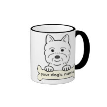 Personalisiertes Westie Kaffeehaferl