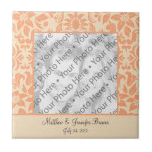 Personalized Photo Wedding Tile Gift & Keepsake