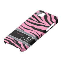 Personifizieren Sie die Kaugummi-rosa u. schwarzen iPhone 5 Hülle