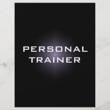 Persönlicher Trainer-einfacher u. einfacher Flyer