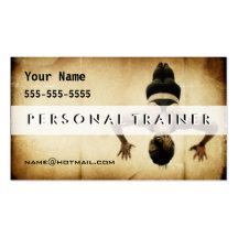 Persönlicher Trainer Visitenkarte