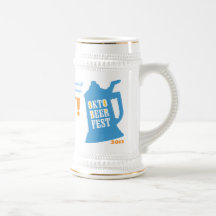 Persönliches Bier Stein - Octoberfest - Beifall Tassen