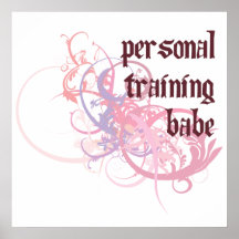 Persönliches Trainings-Baby Plakatdruck
