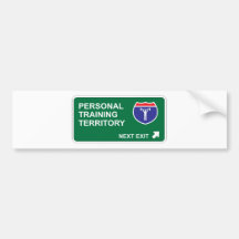 Persönliches Trainings-folgender Ausgang Auto Sticker
