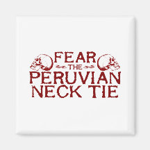 Peruanische Hals-Krawatte Kühlschrankmagnet