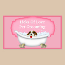 Pet Grooming Business Card visitenkarten