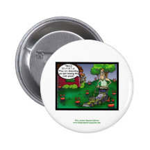 PETA u. die Crabgrass-Cartoon-lustigen Knöpfe Anstecknadelbuttons