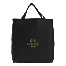 Peter Pan-Zitat Bestickte Taschen
