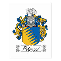Petrucci Familienwappen Postkarten
