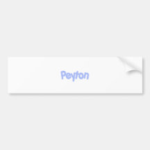Peyton Auto Aufkleber