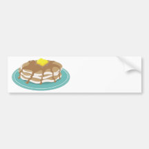 Pfannkuchen Auto Aufkleber