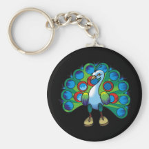 Pfau 2 schlüsselbänder