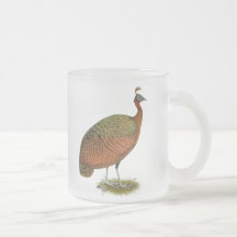 Pfau:  Der Kongo Peahen Tasse