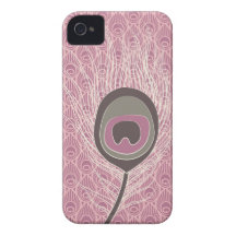 Pfau-Feder iPhone Fall iPhone 4 Cover