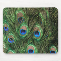 Pfau-Feder-Mausunterlage Mauspad