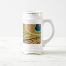 Pfau-Federn Kaffee Tassen