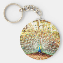 Pfau-Schlüsselkette Schlüsselanhänger