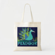 Pfau-Taschen-Tasche