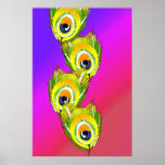 Pfautraum Posterdruck