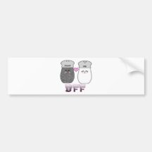 Pfeffer BESTE FREUNDIN Kawaii Salz-n Autosticker