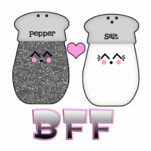 Pfeffer BESTE FREUNDIN Kawaii Salz-n Fotofigur